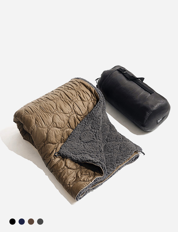 The Eco Down Sherpa Fleece Blanket